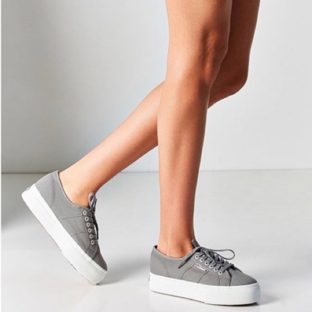 SUPERGA Sneaker Acot Linea Platform Size 6.5